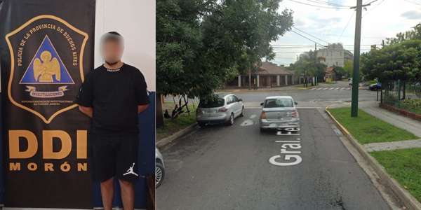 "Acá no te salva nadie": cayó un motochorro que le robó el celular a una joven en Ituzaingó