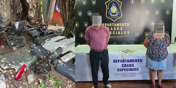 Desbaratan un desarmadero que funcionaba oculto en una quinta de Castelar