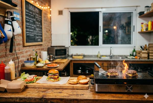 Hamburguesas con alma de campeones: el sueño mundialista que se cocina en Ituzaingó