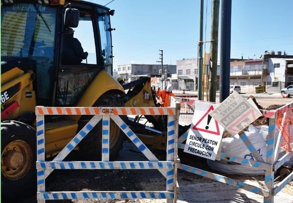 Avanzan las obras para llevar agua potable al Barrio San Francisco