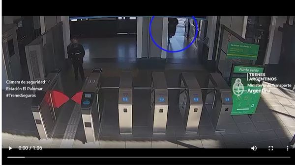 El Palomar: robaron fuera de la estación, quisieron escapar en tren y fueron detenidos.