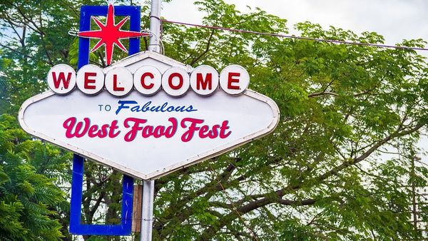 Cartel de la West Food Fest, que este finde se hará en la Plaza Paracone.
