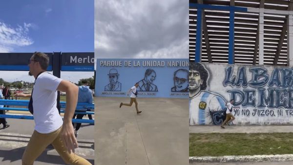 Merlo: Leandro Igounet recorrió la ciudad en la previa de su show
