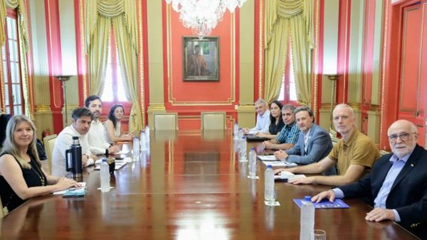 Axel Kicillof se reunió con representantes nacionales y provinciales del sector farmacéutico